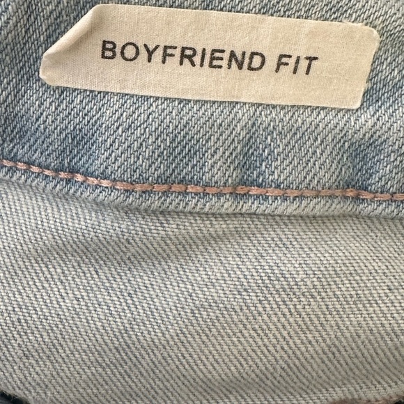 Judy Blues‎ Plus Size Boyfriend Fit Distressed Jeans Size 22W Light Wash - Picture 6 of 6